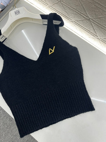 V-neck Knit Vest