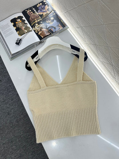 V-neck Knit Vest