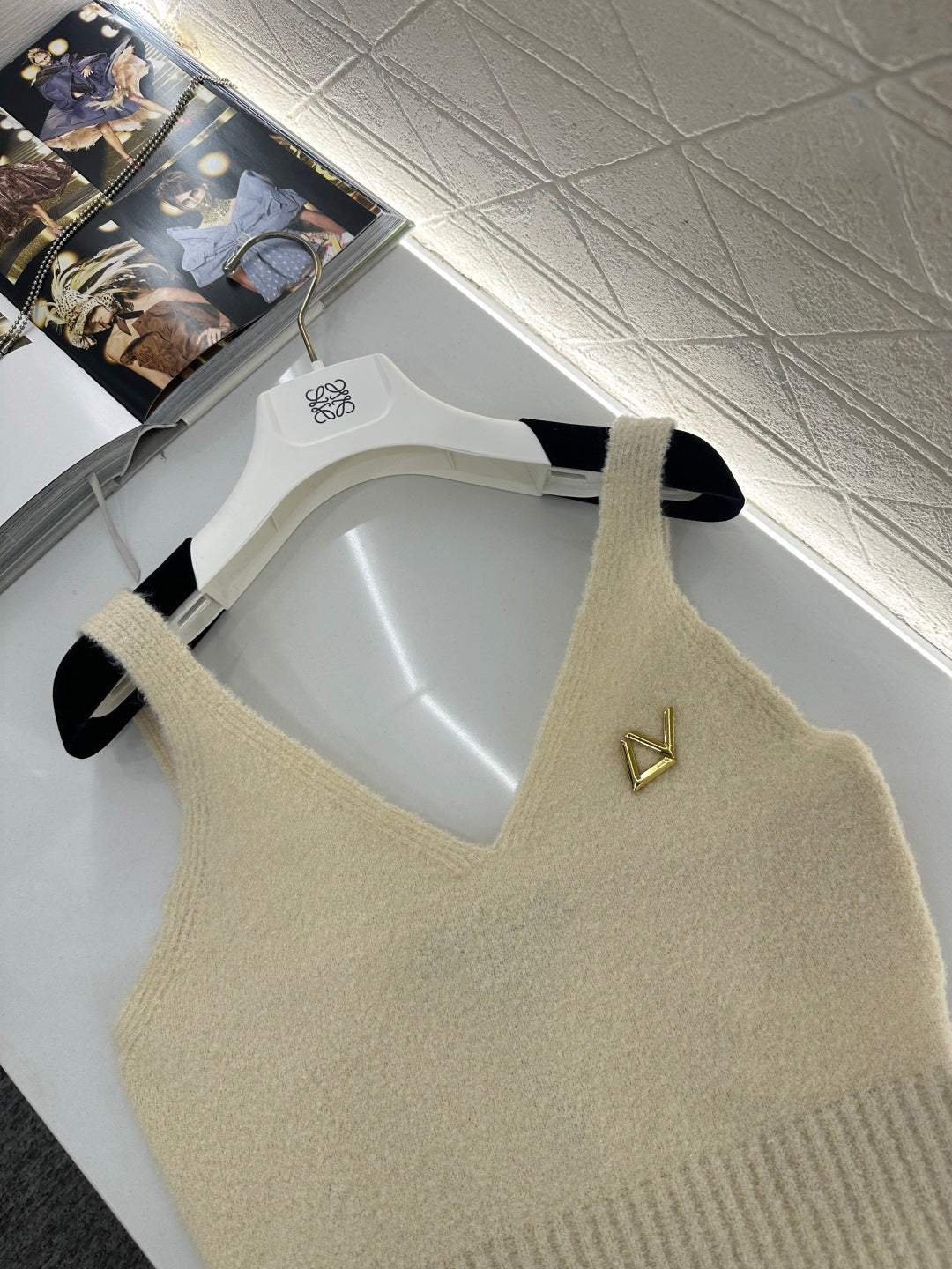 V-neck Knit Vest