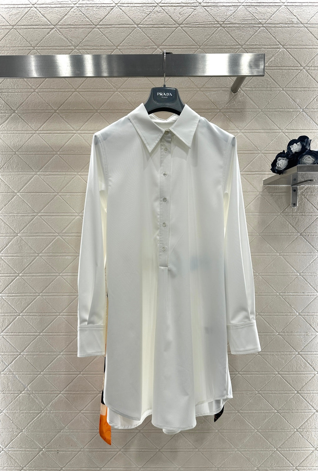 Scarf Belt Shirt Dress