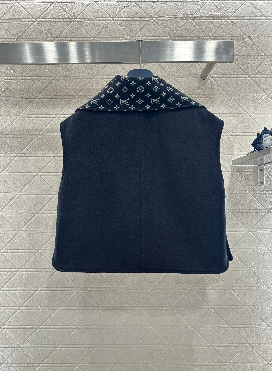 Woolen Scarf Vest Two-Piece Set