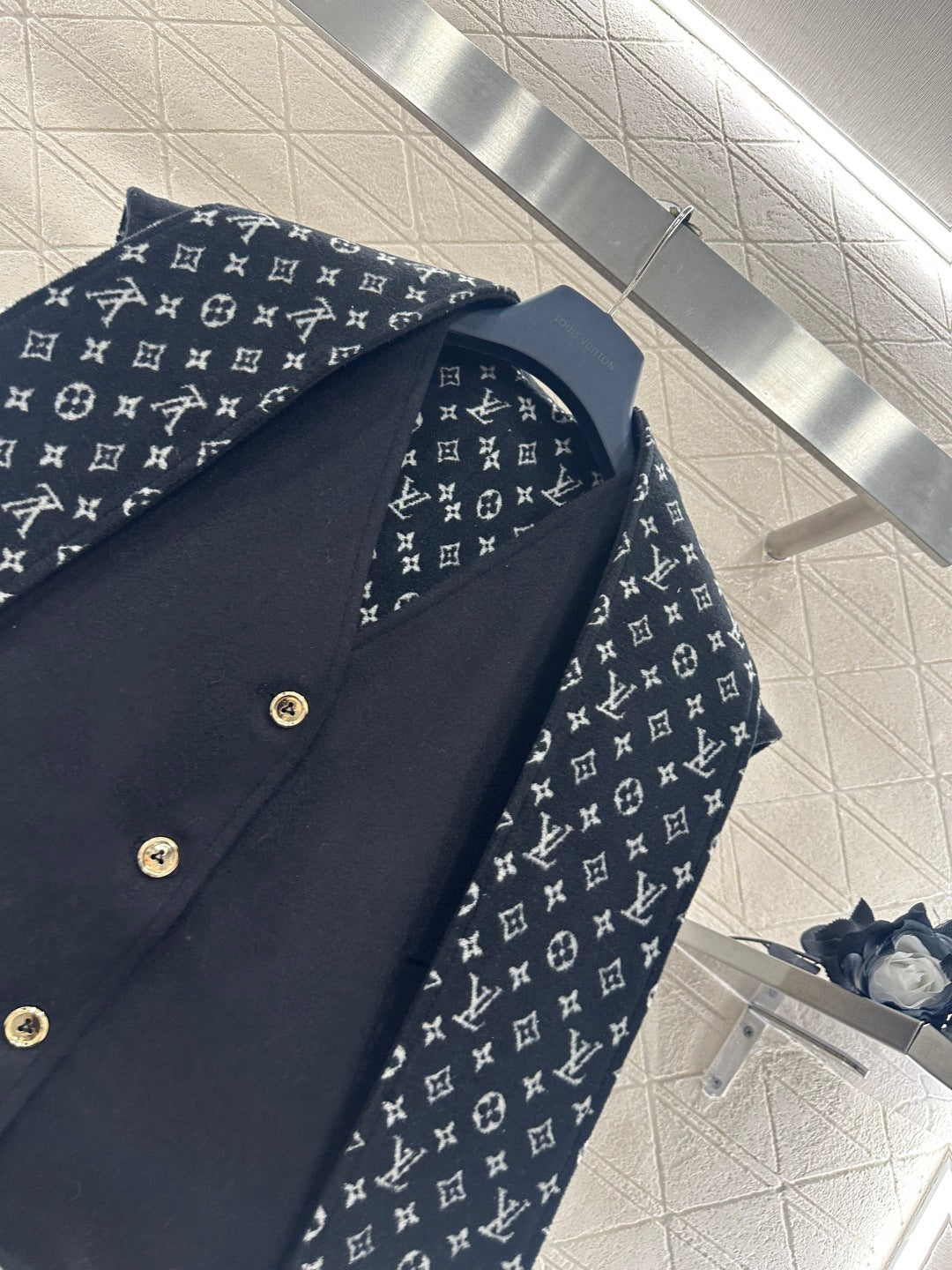 Woolen Scarf Vest Two-Piece Set