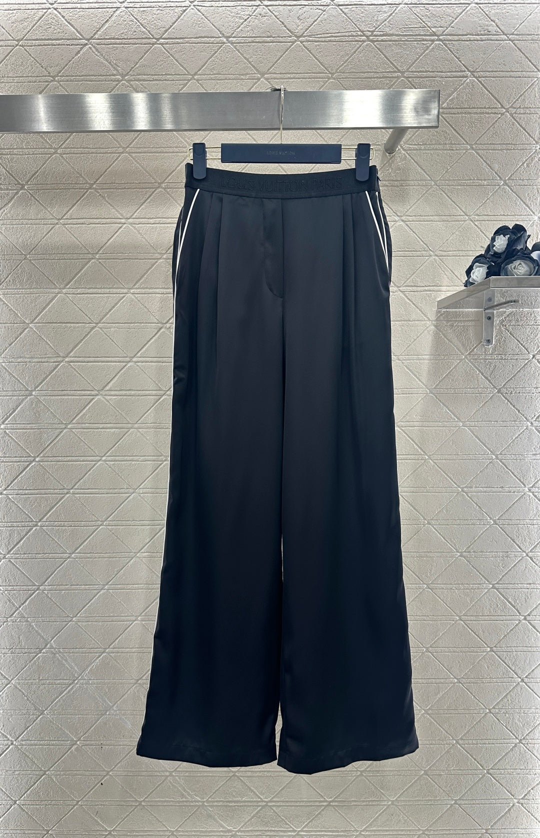 Printed Scarf, Top, and Pants Set
