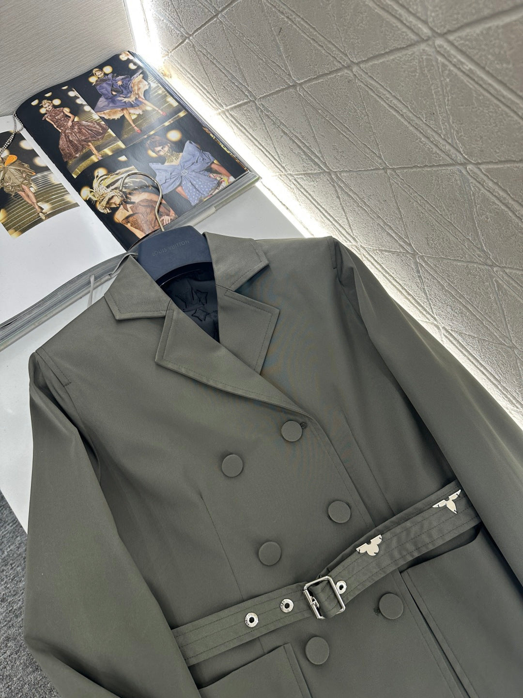 Belted Suit Jacket/Pants
