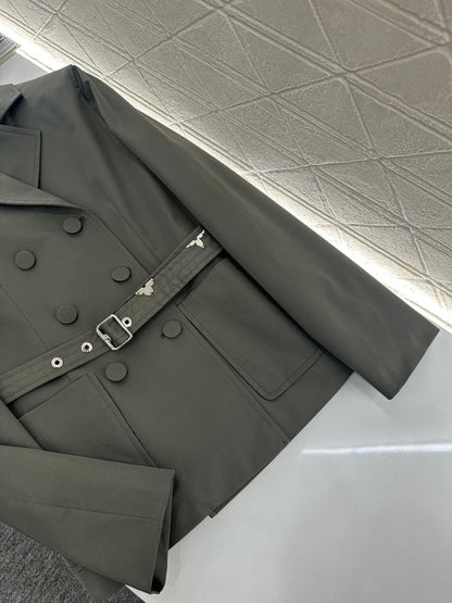 Belted Suit Jacket/Pants