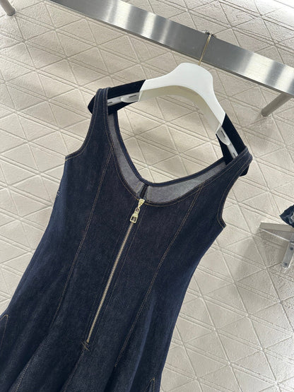 Zippered Vest Dress