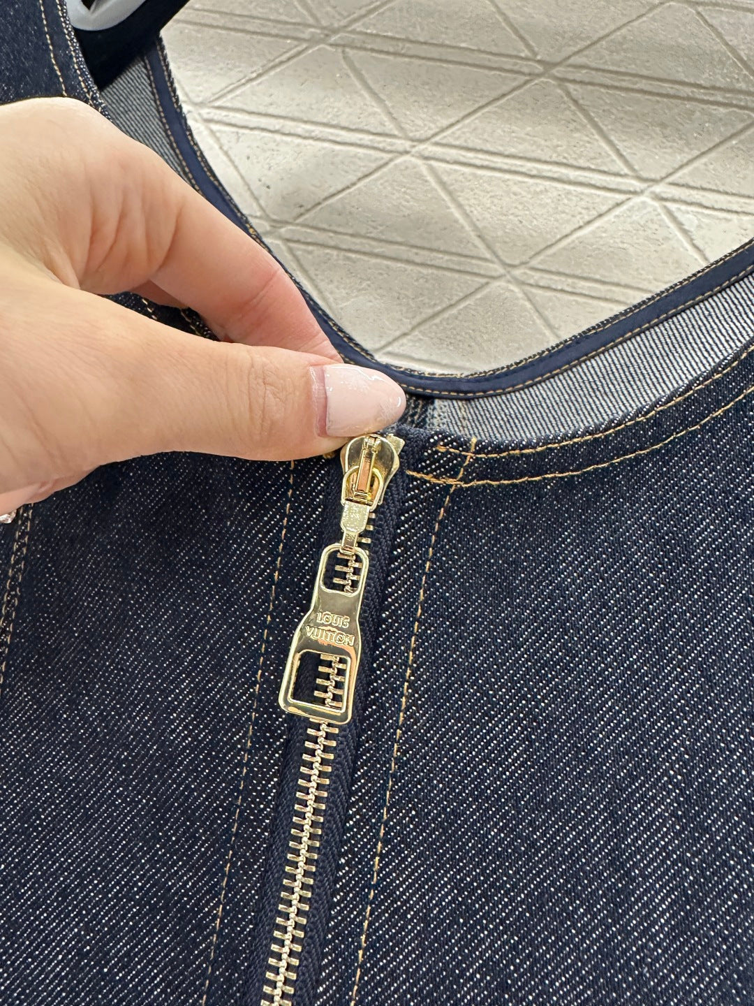 Zippered Vest Dress