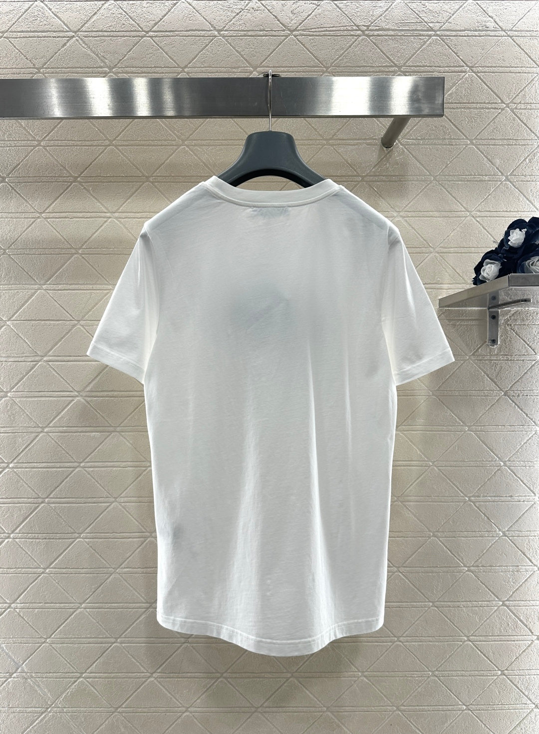Gold-Stamped Letter Logo T-Shirt