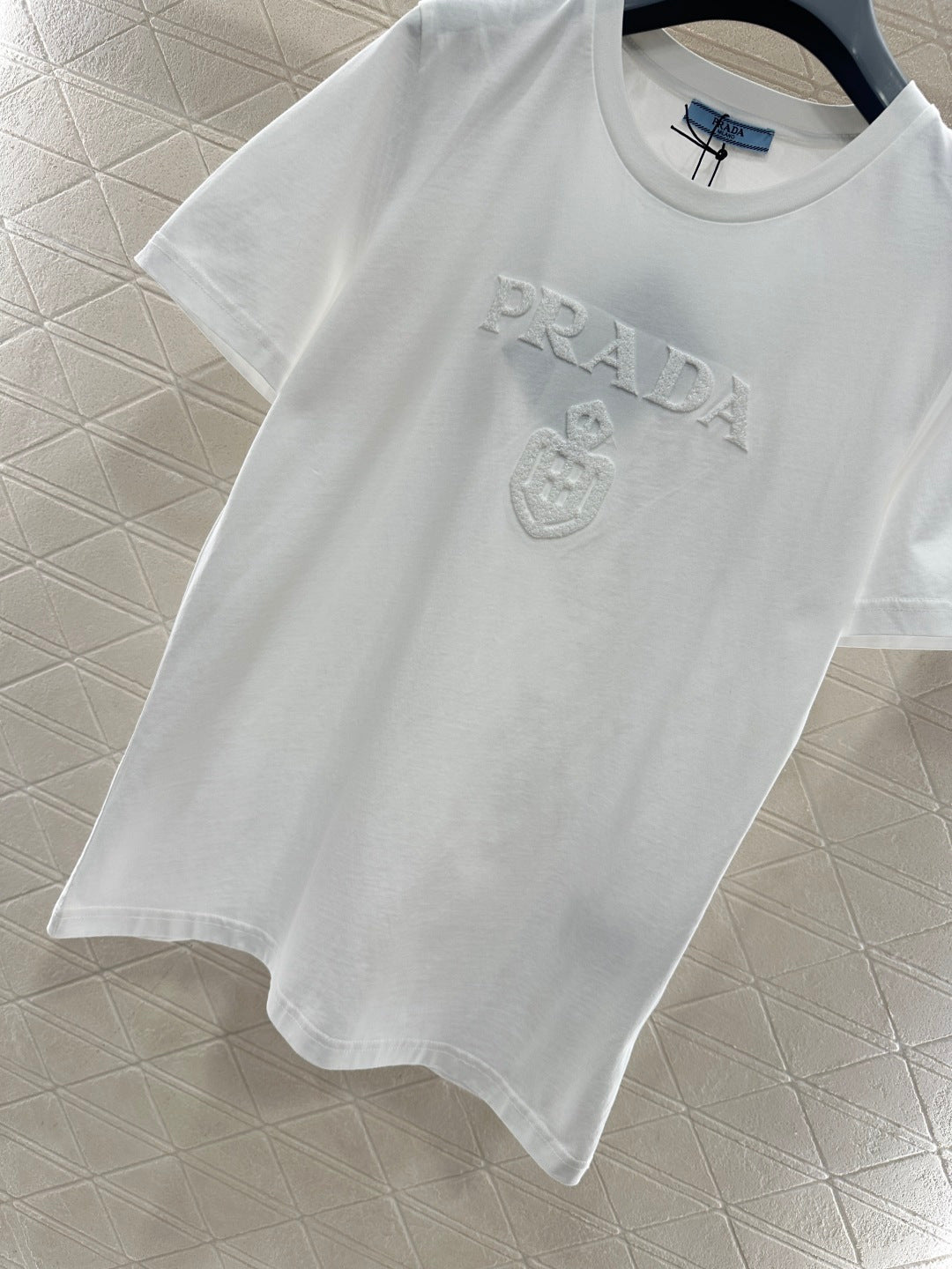 Gold-Stamped Letter Logo T-Shirt
