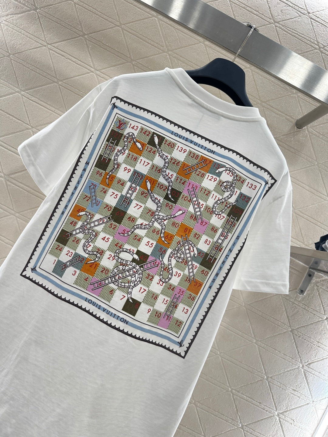 Printed Checkerboard T-shirt