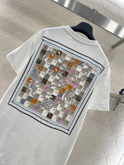 Printed Checkerboard T-shirt
