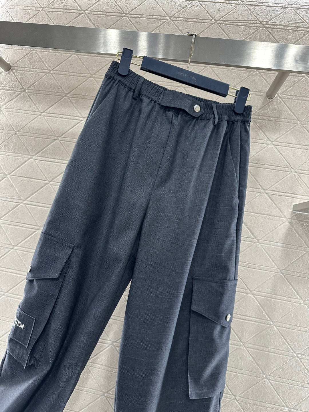 Cargo Wide-Leg Straight-Leg Pants
