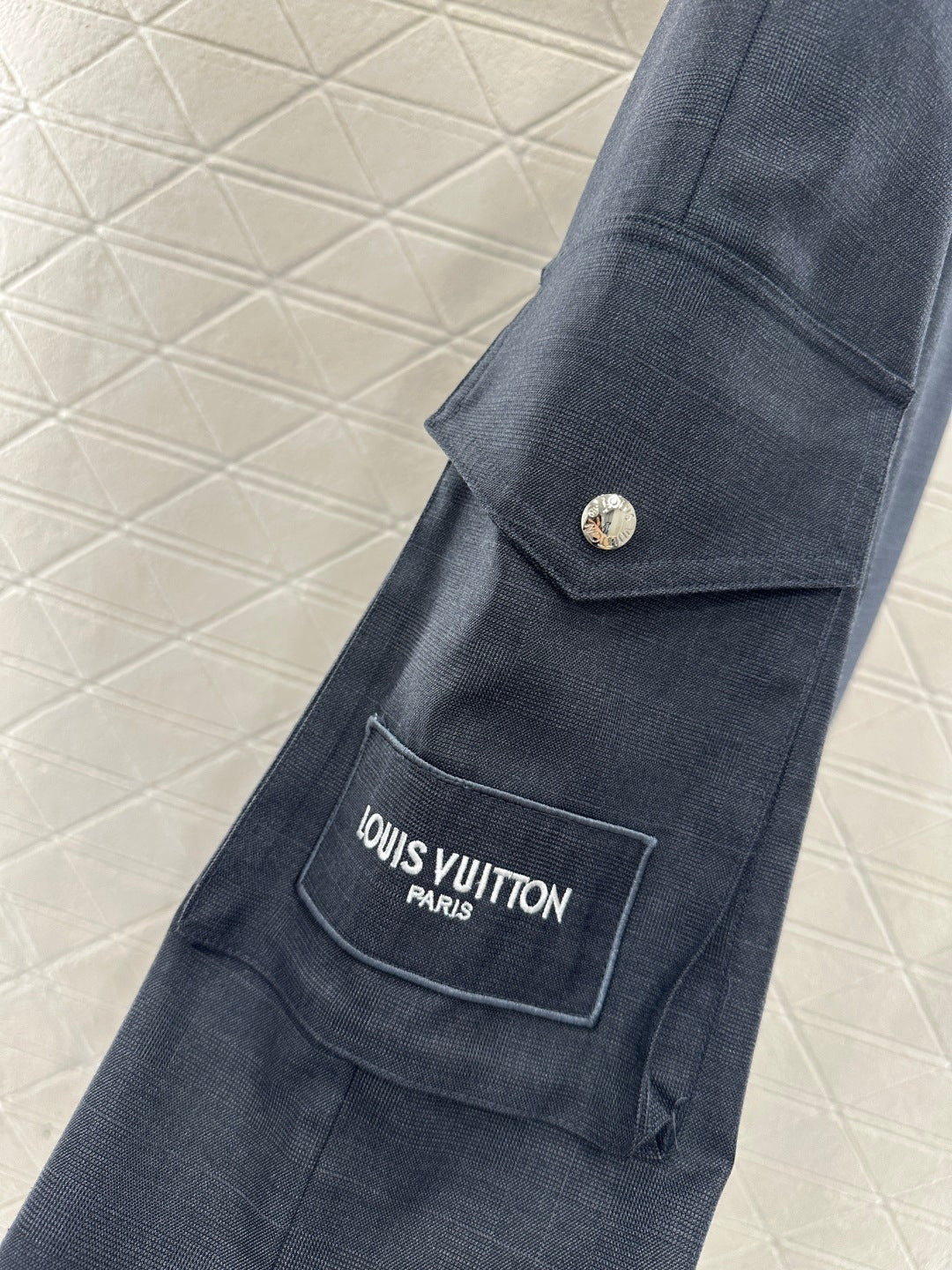 Cargo Wide-Leg Straight-Leg Pants