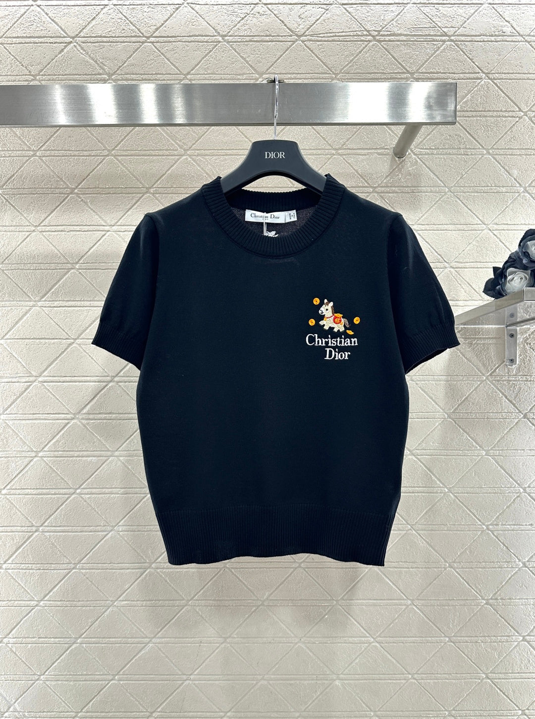 Knitted Short-Sleeve T-Shirt