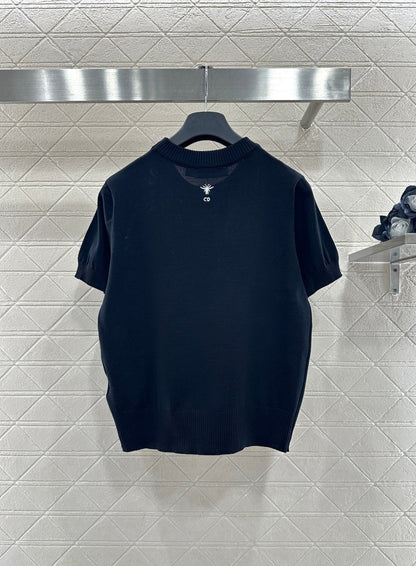 Knitted Short-Sleeve T-Shirt
