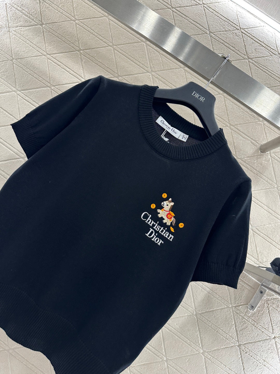 Knitted Short-Sleeve T-Shirt