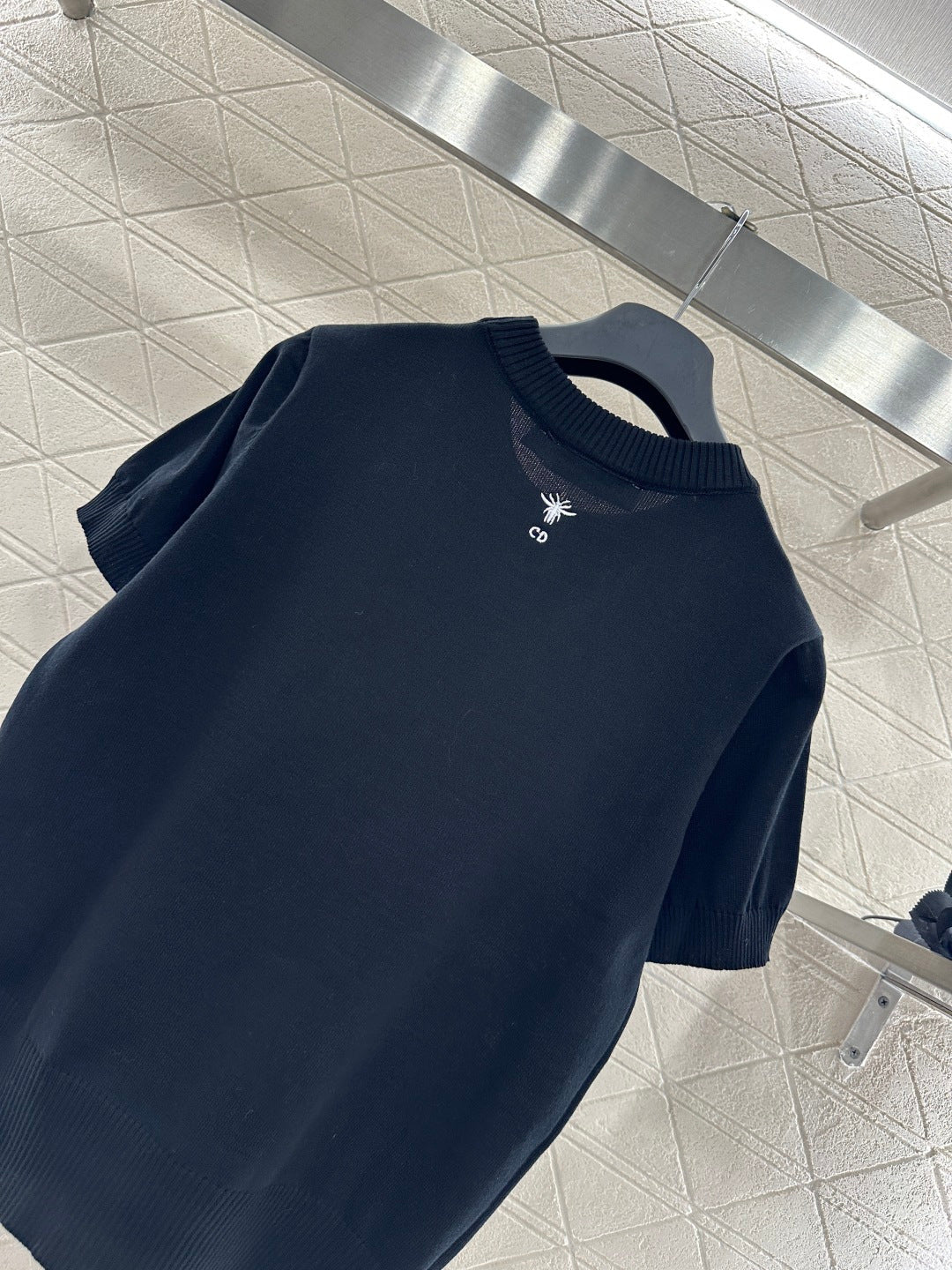 Knitted Short-Sleeve T-Shirt