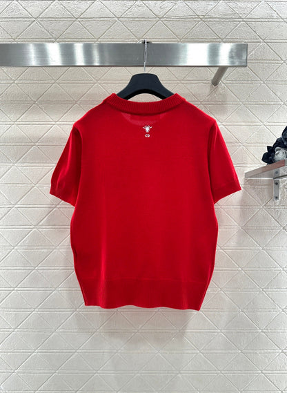Knitted Short-Sleeve T-Shirt