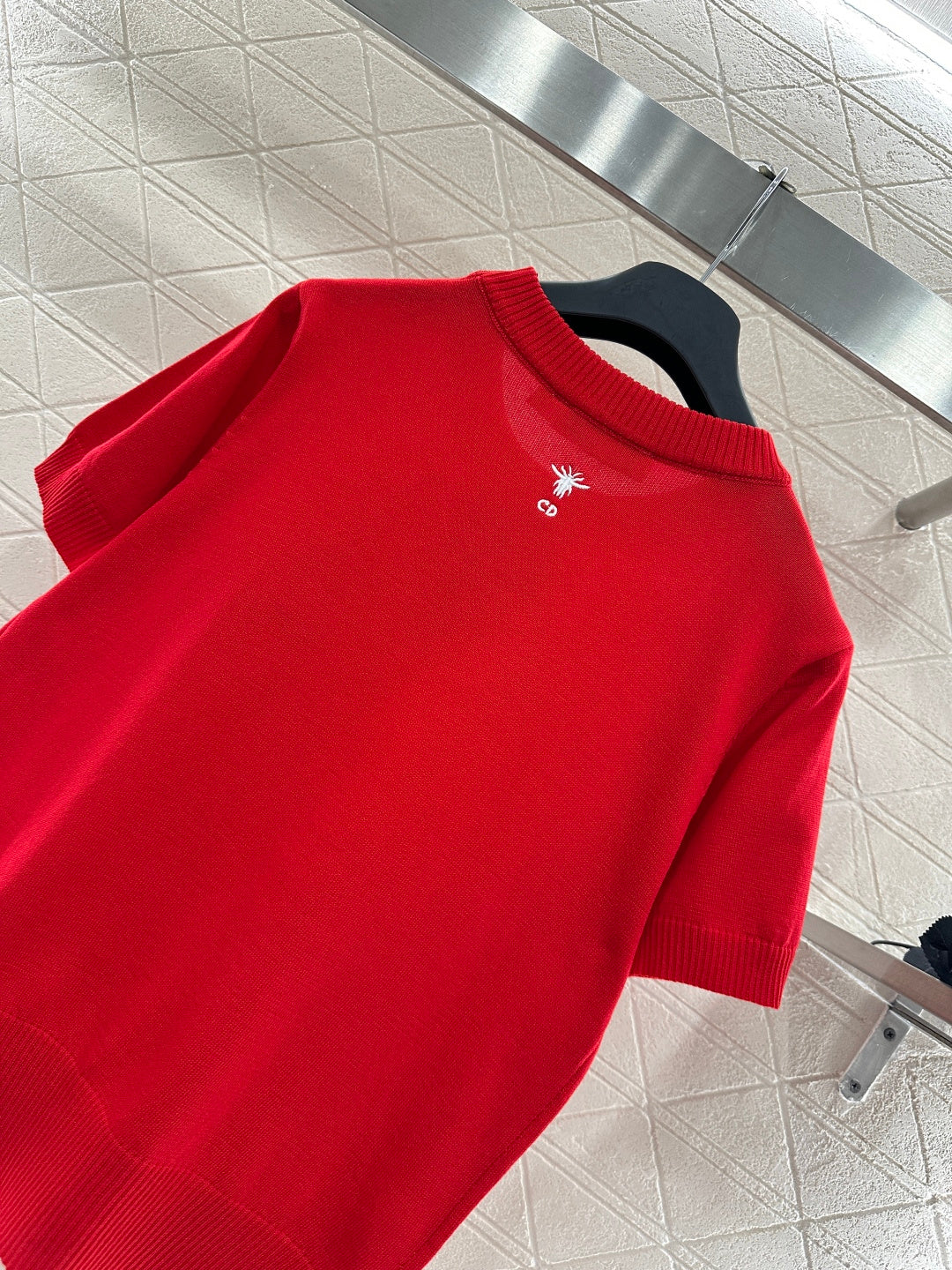 Knitted Short-Sleeve T-Shirt