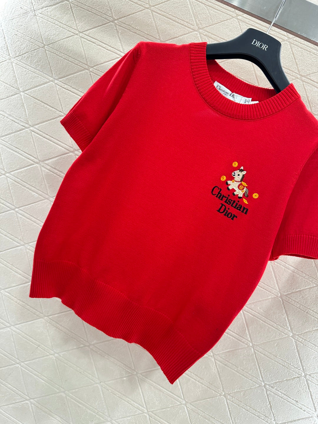 Knitted Short-Sleeve T-Shirt