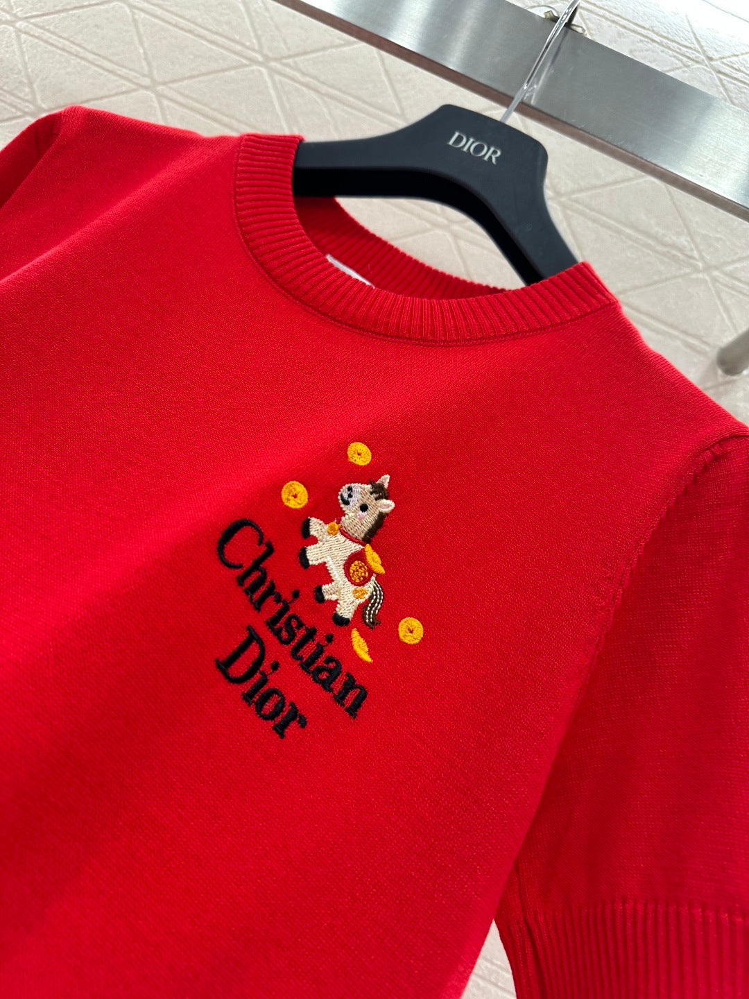 Knitted Short-Sleeve T-Shirt