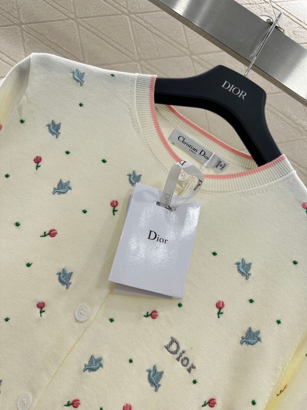 Embroidered Floral Cardigan