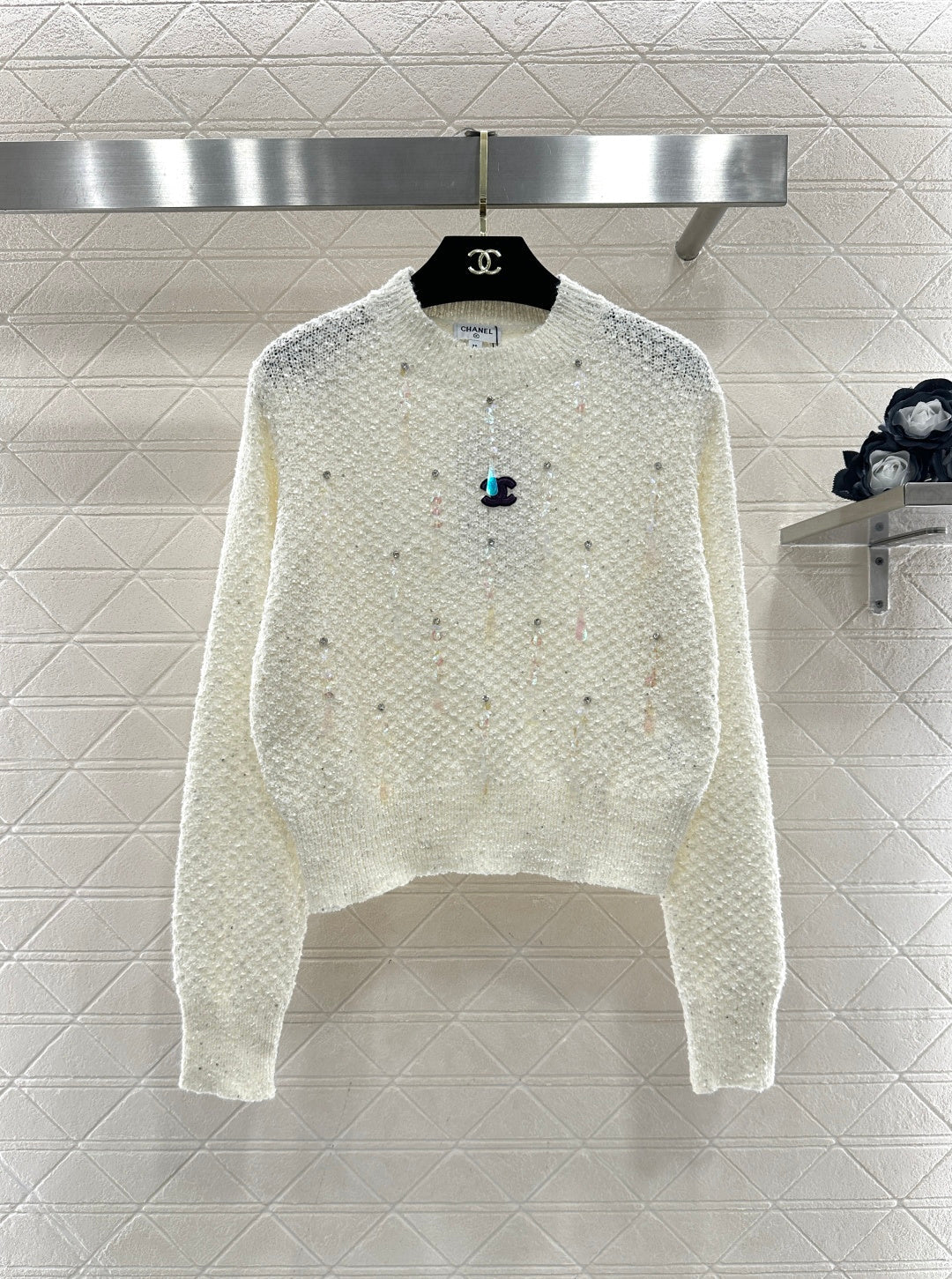 Sequined Pullover Sweater