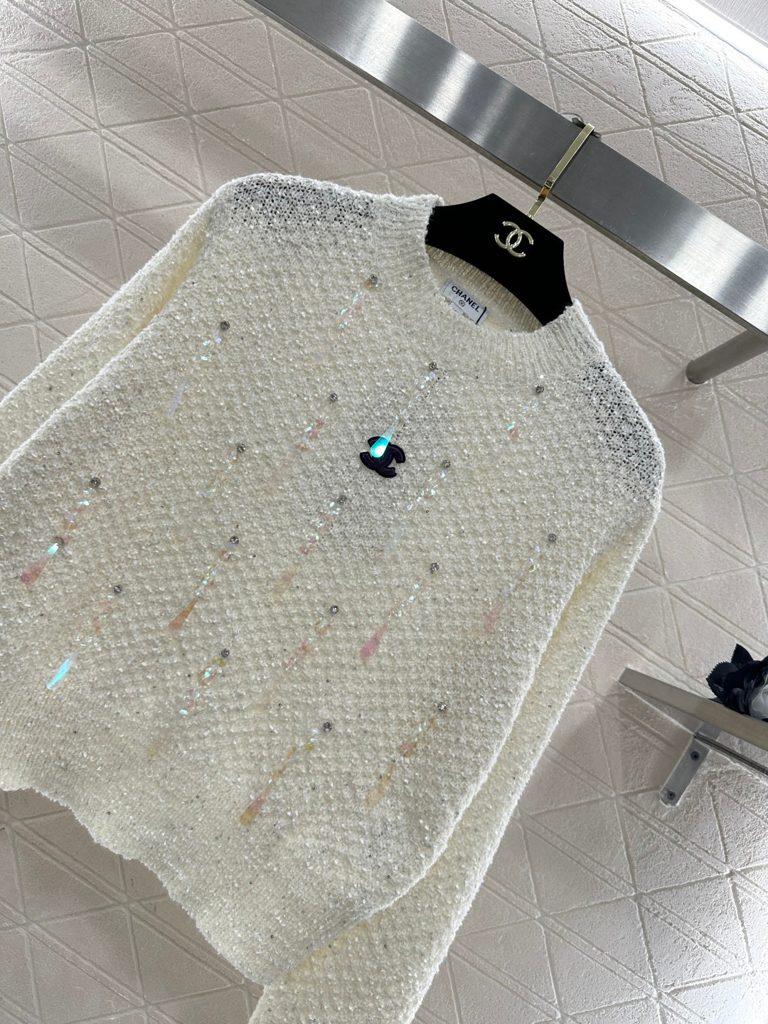 Sequined Pullover Sweater