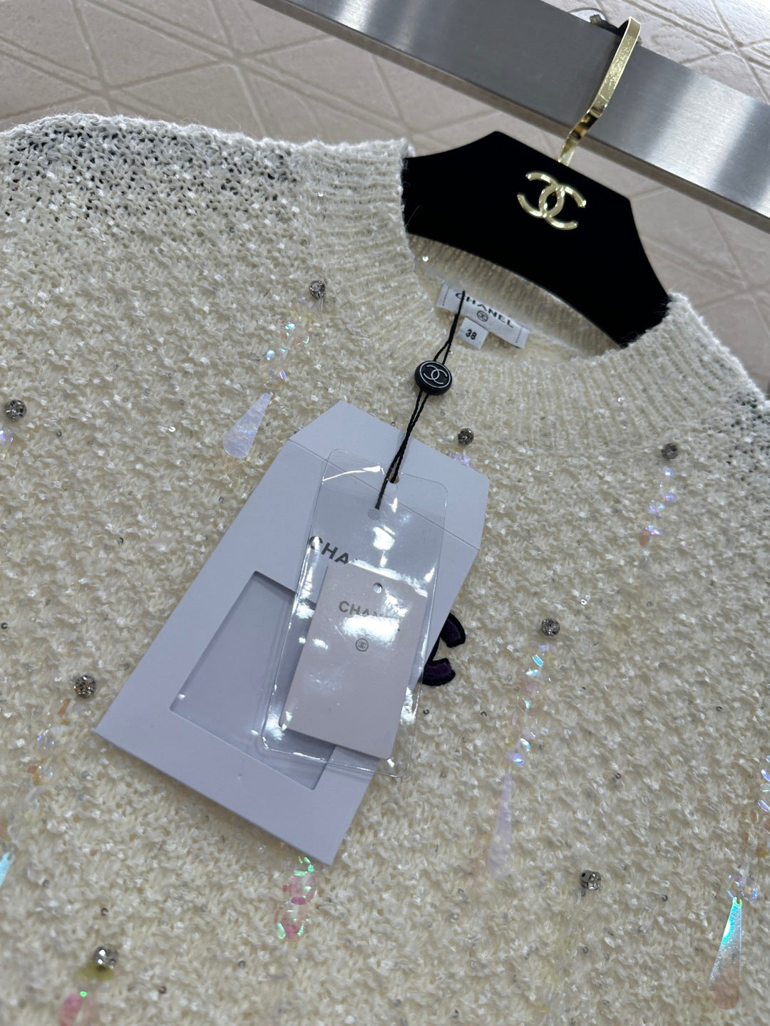 Sequined Pullover Sweater