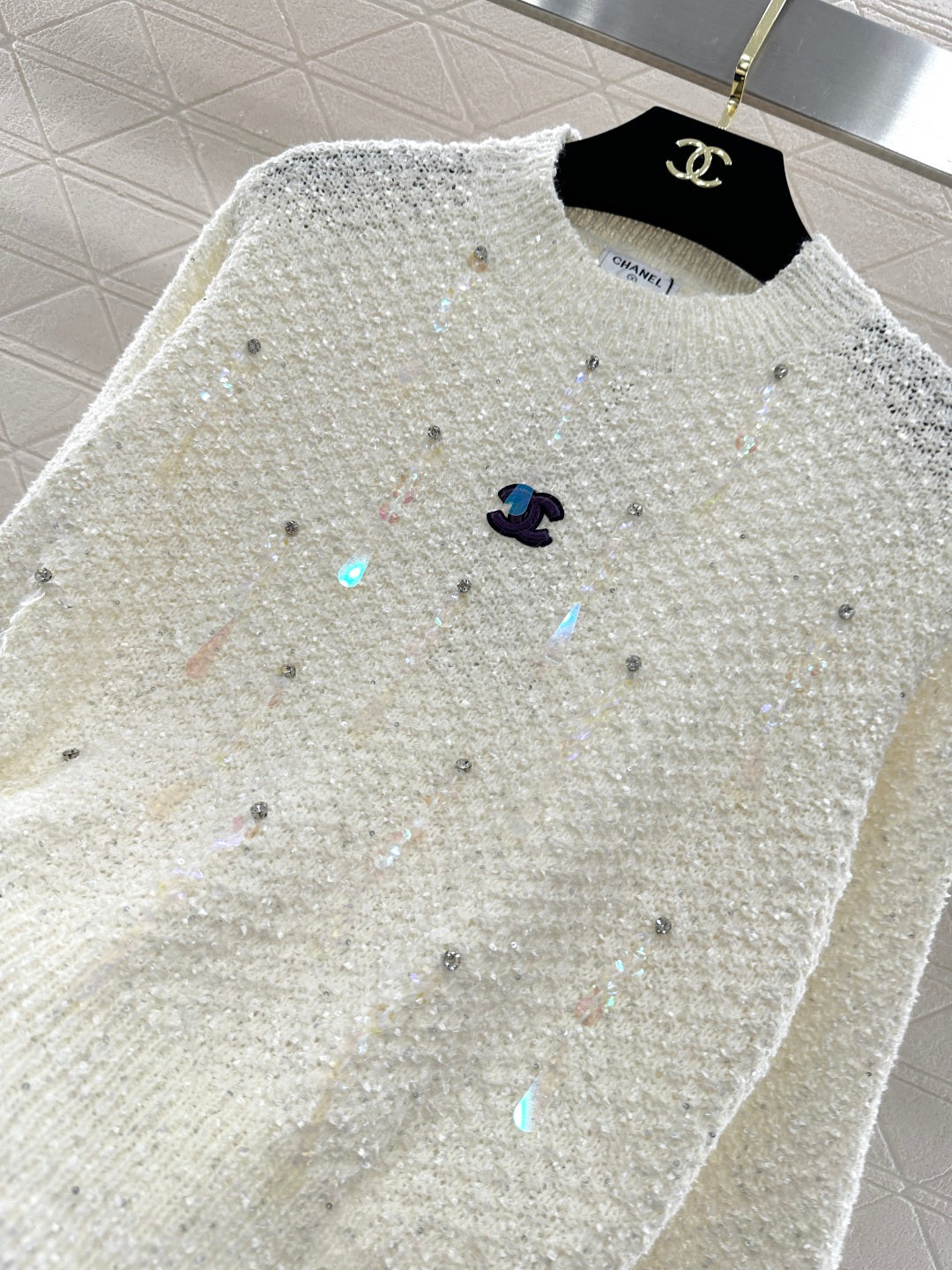 Sequined Pullover Sweater