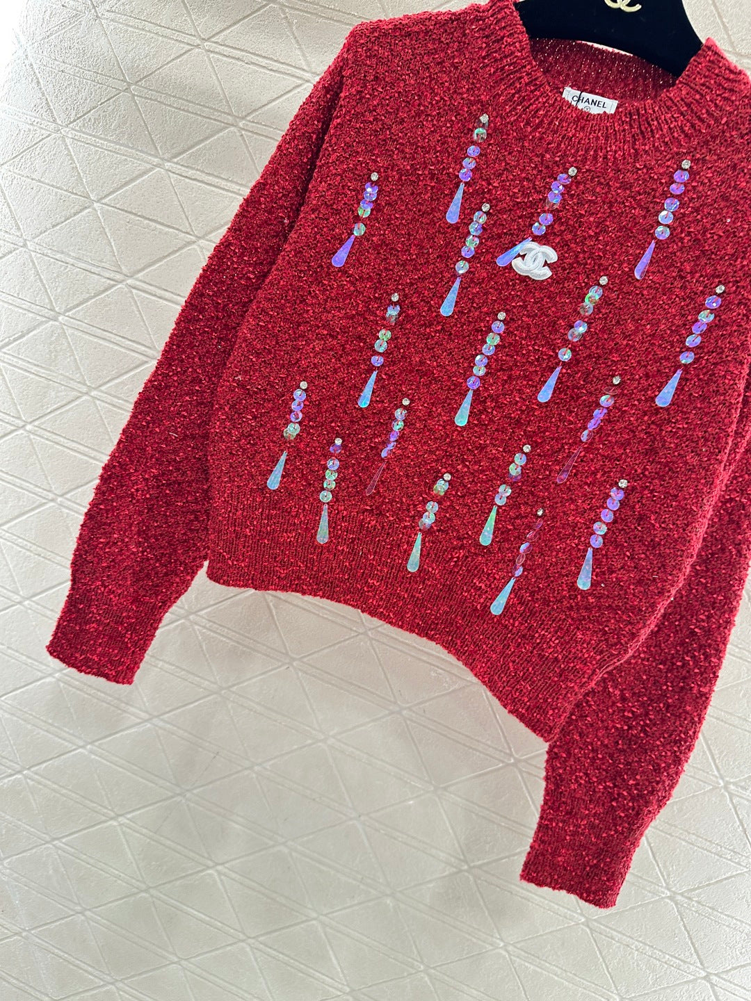 Sequined Pullover Sweater