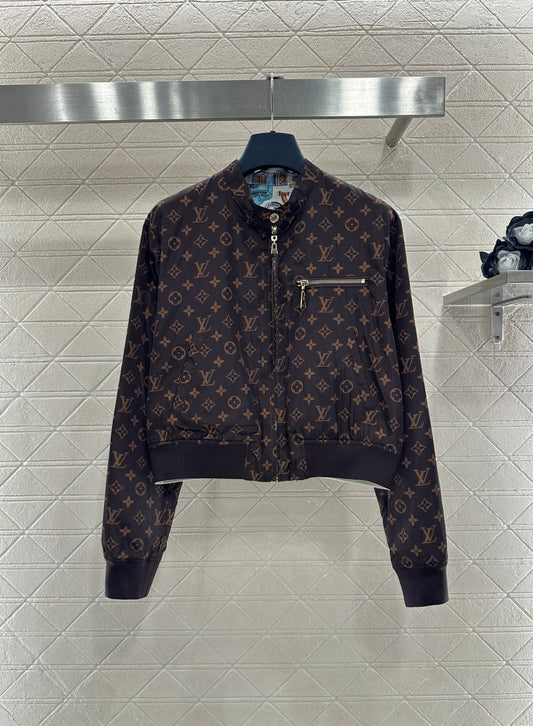 Reversible Printed Zip-Up Jacket