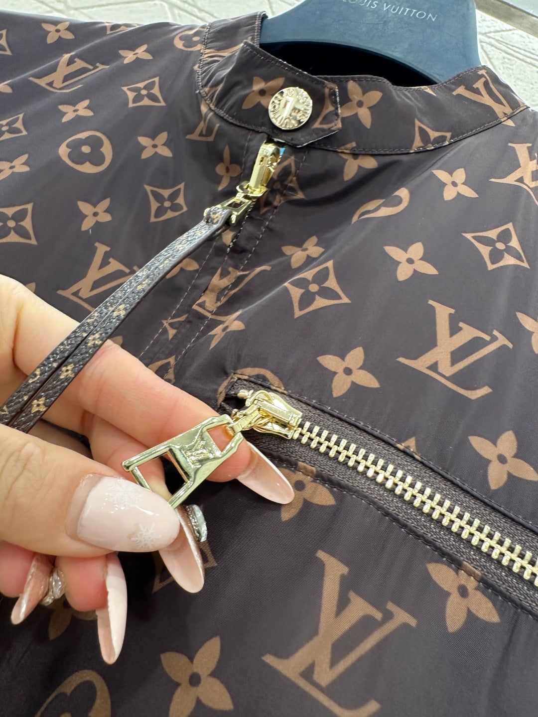 Reversible Printed Zip-Up Jacket