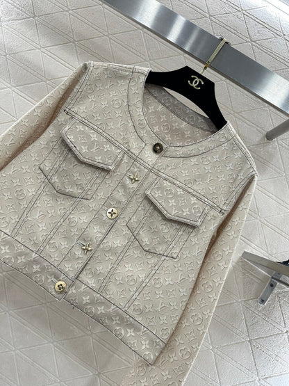 Printed Denim Jacket