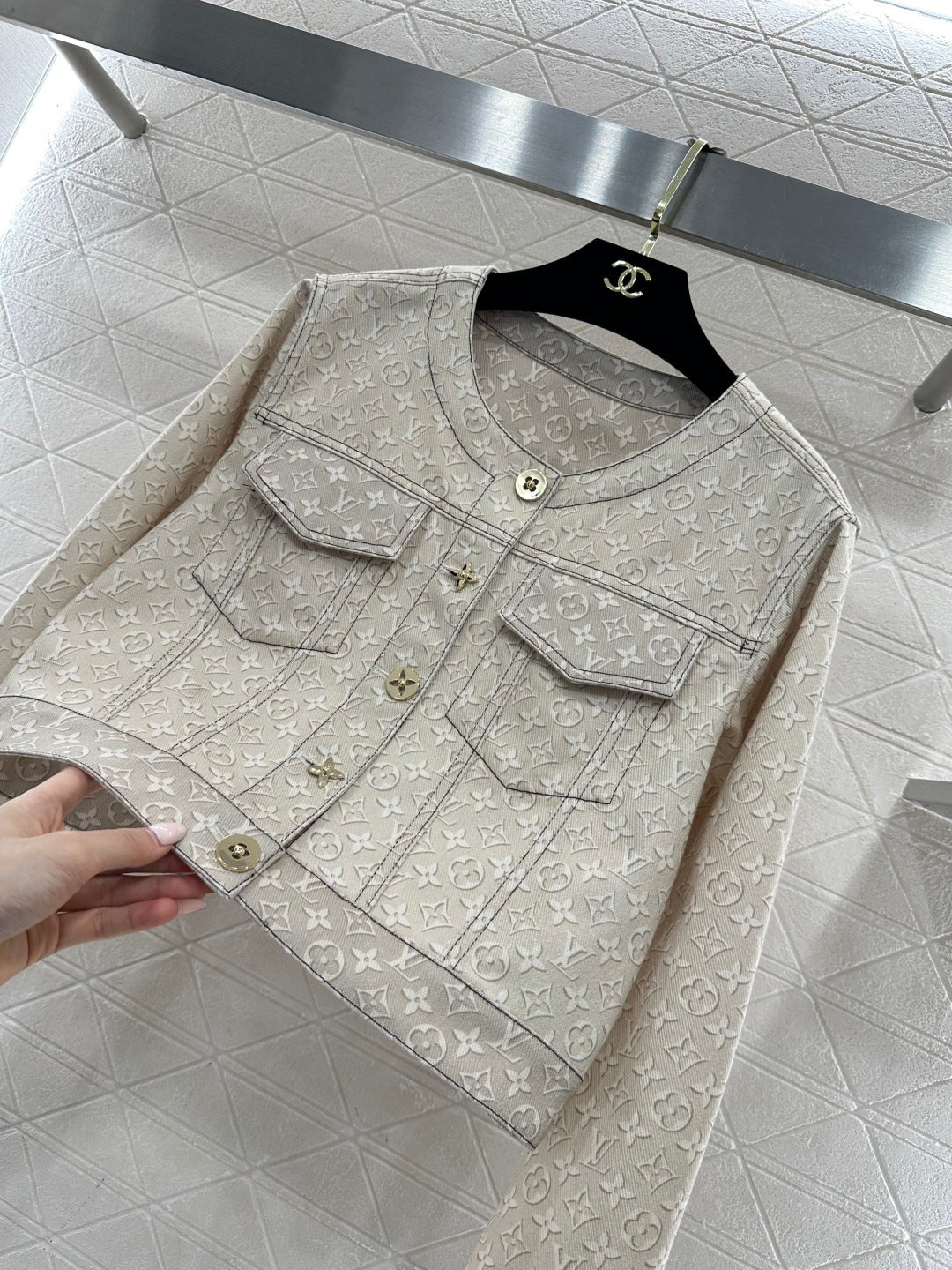 Printed Denim Jacket
