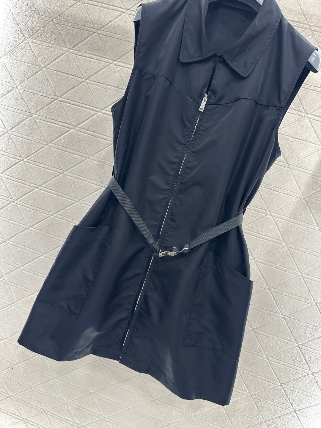 Located Vest Dress with Belt