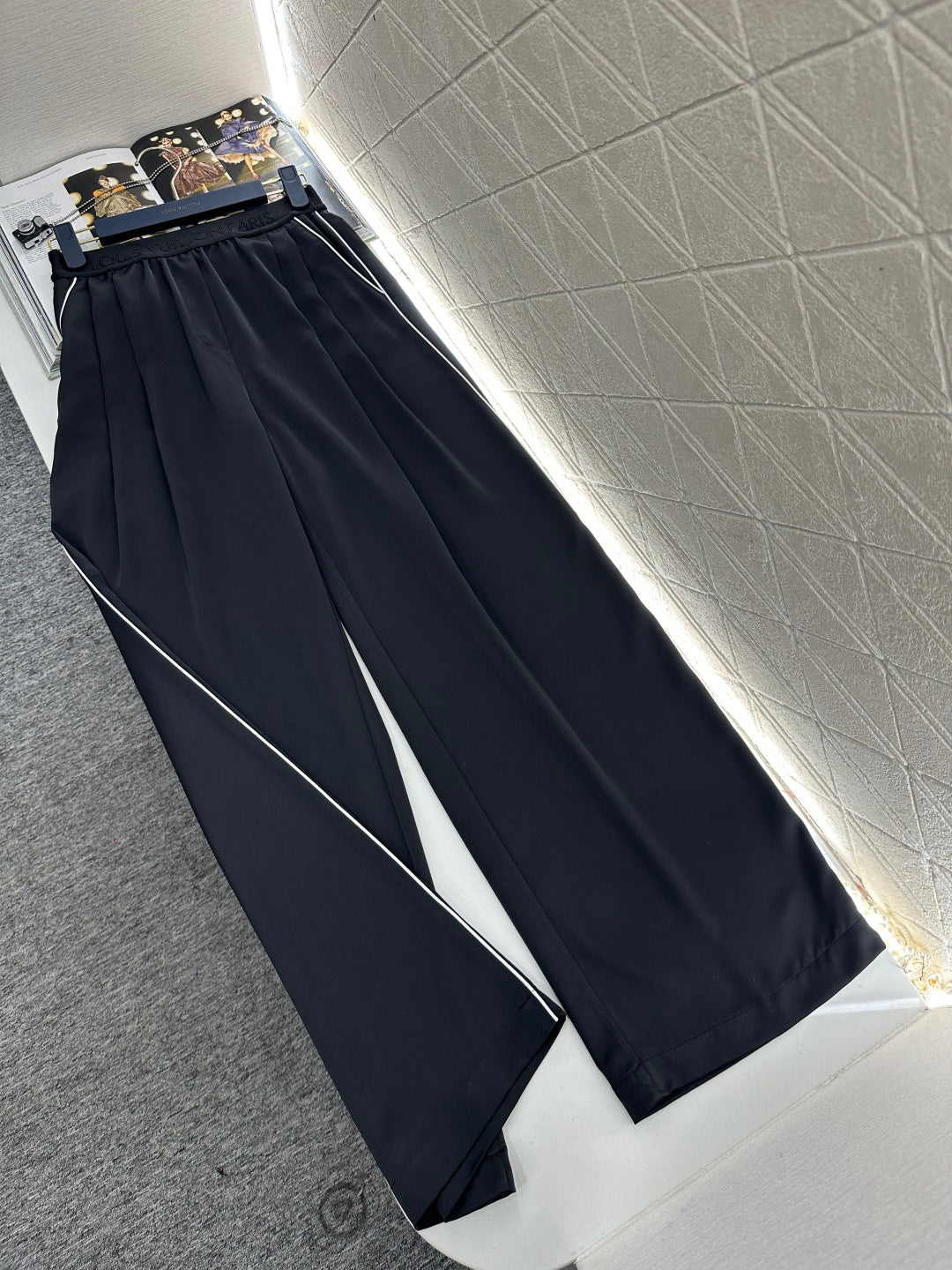 Printed Scarf, Top, and Pants Set
