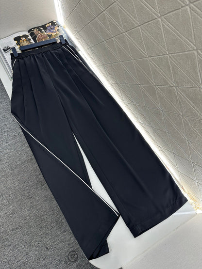 Printed Scarf, Top, and Pants Set