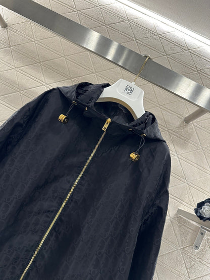 Jacquard Windbreaker Jacket