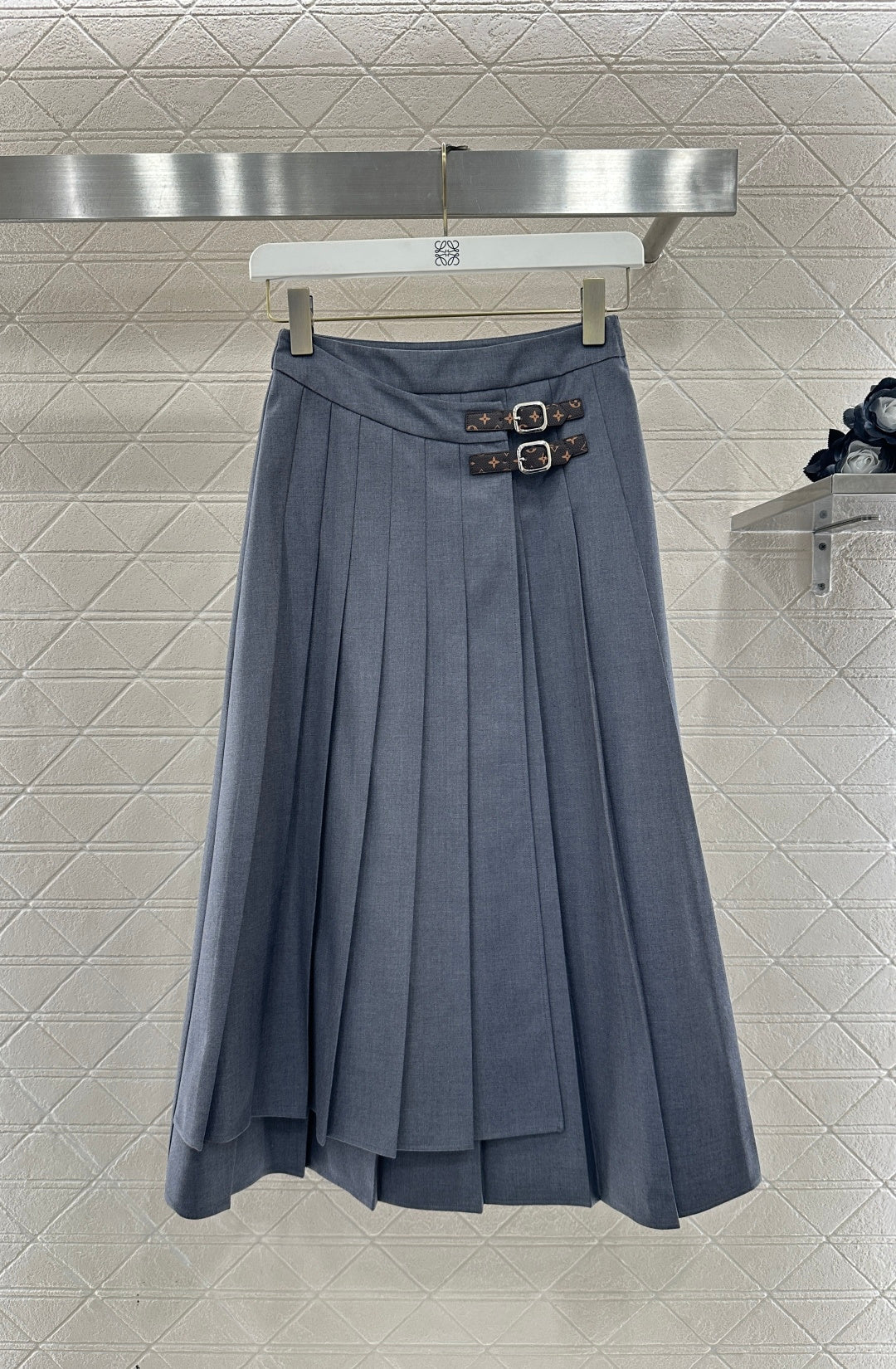 One-piece Midi Pleated Skirt