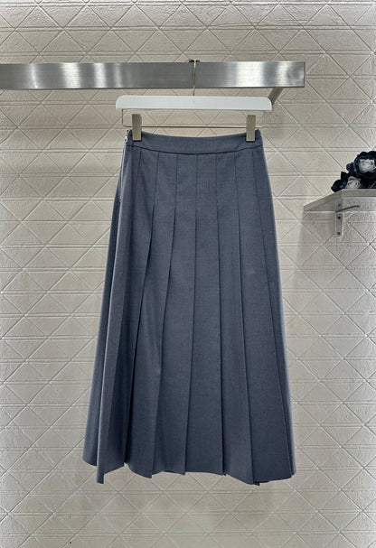 One-piece Midi Pleated Skirt