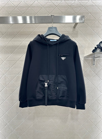 Color Block Logo Hoodie