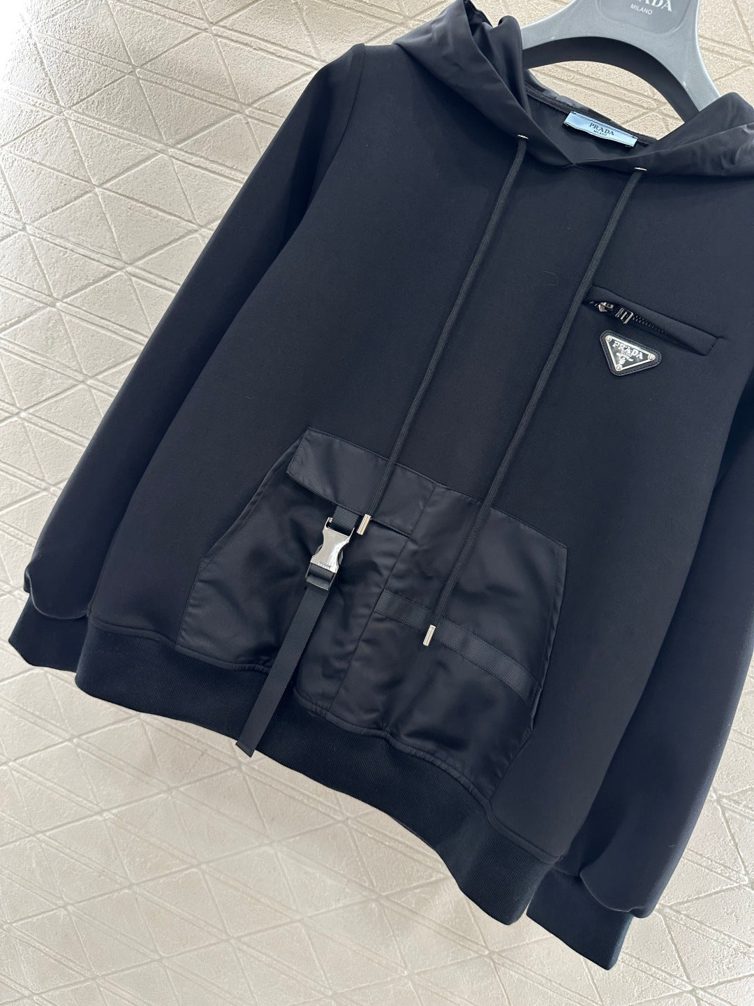 Color Block Logo Hoodie