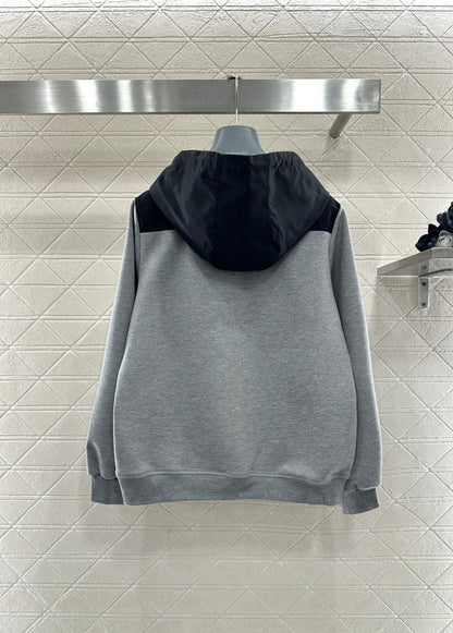 Color Block Logo Hoodie