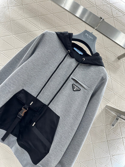 Color Block Logo Hoodie