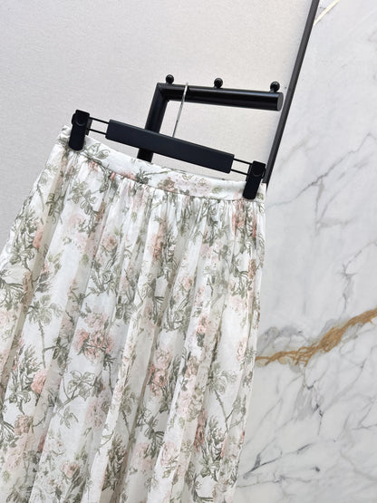 Multi-color printed skirts