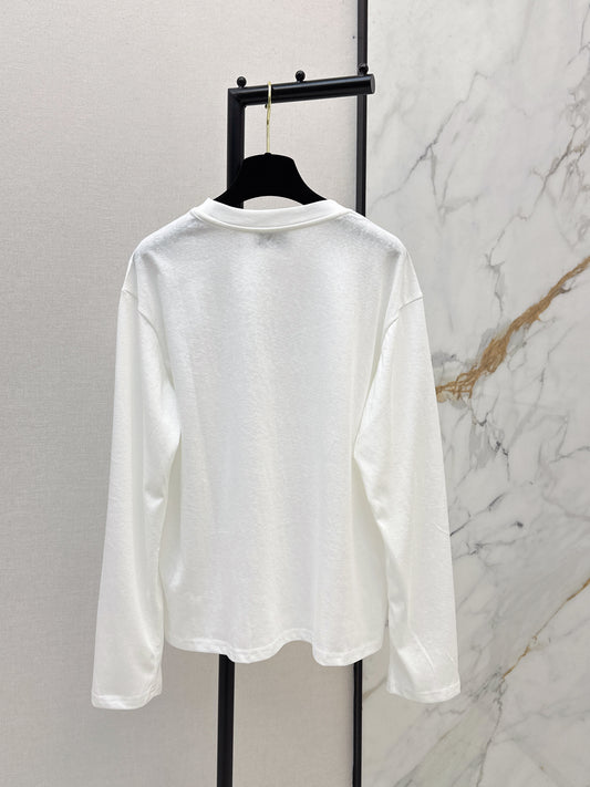 Embroidered Letter Top