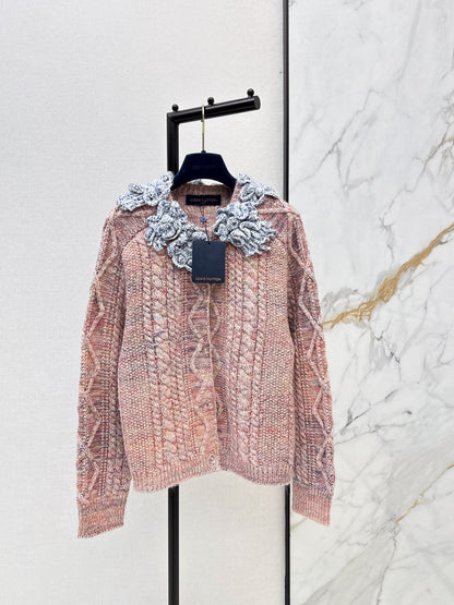 Floral Wool Cardigan