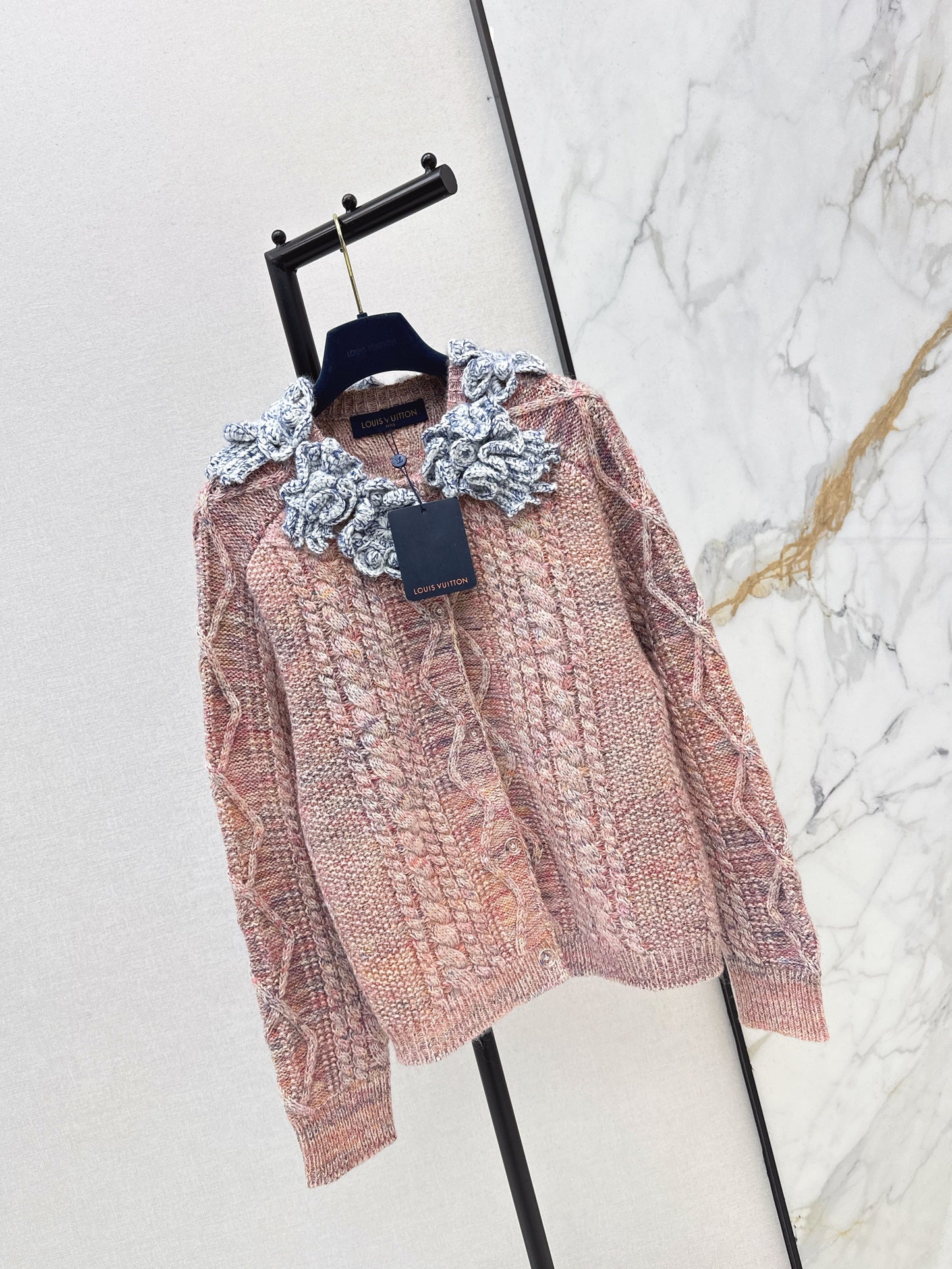 Floral Wool Cardigan