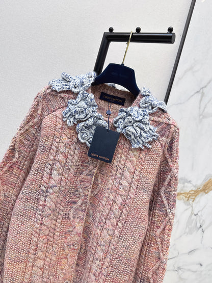 Floral Wool Cardigan